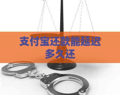 支付宝还款能延迟多久还