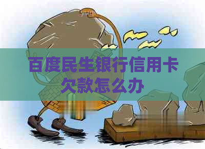 百度民生银行信用卡欠款怎么办