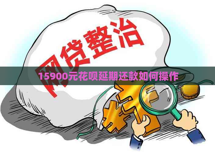 15900元花呗延期还款如何操作