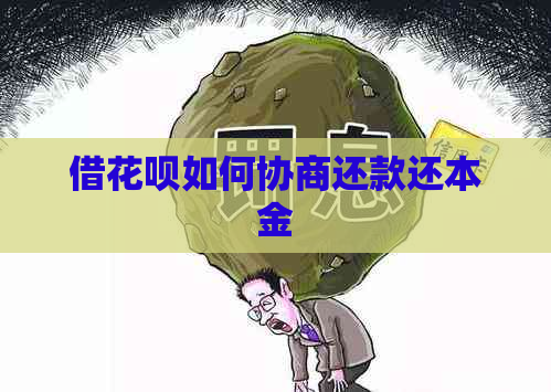 借花呗如何协商还款还本金