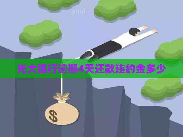 光大银行逾期4天还款违约金多少