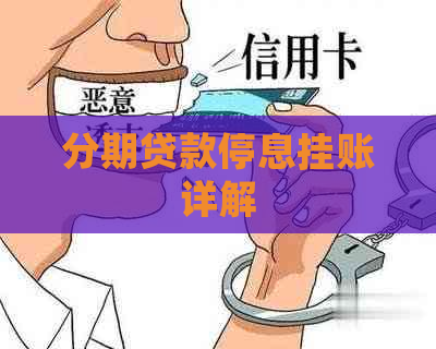 分期贷款停息挂账详解