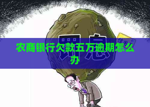 农商银行欠款五万逾期怎么办