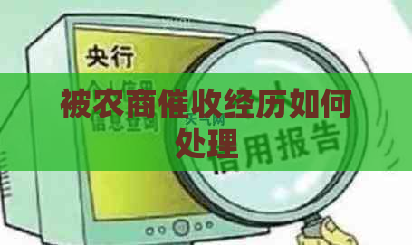 被农商经历如何处理