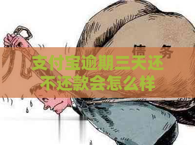 支付宝逾期三天还不还款会怎么样