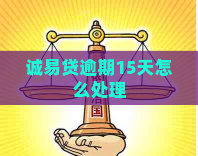 诚易贷逾期15天怎么处理