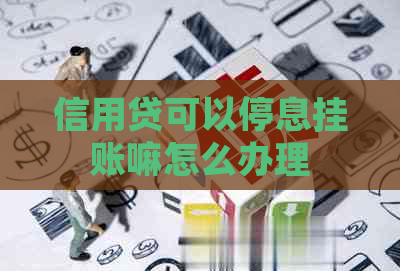 信用贷可以停息挂账嘛怎么办理