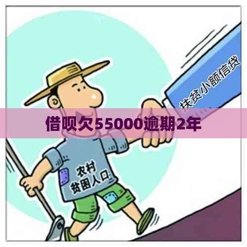 借呗欠55000逾期2年