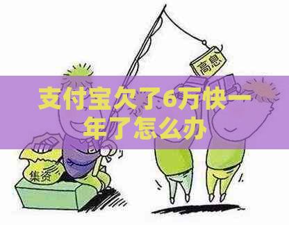 支付宝欠了6万快一年了怎么办