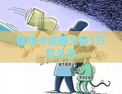 信用卡逾期欠款1万怎么办