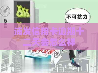 浦发信用卡逾期十二天会怎么样