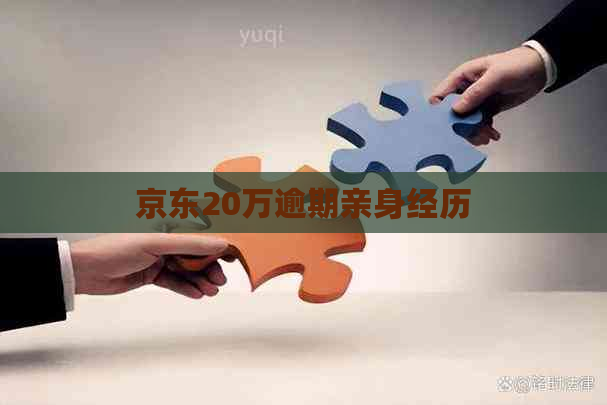 京东20万逾期亲身经历