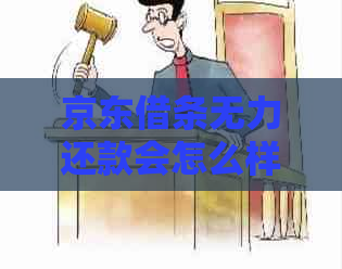 京东借条无力还款会怎么样