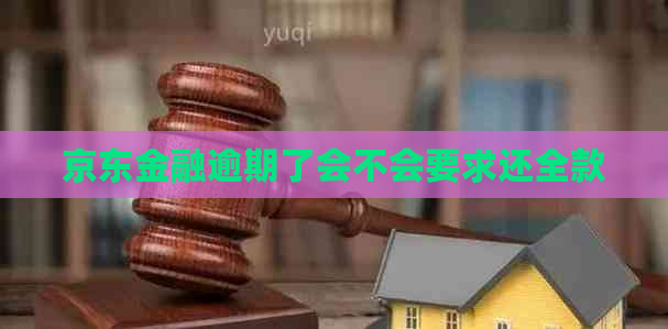 京东金融逾期了会不会要求还全款