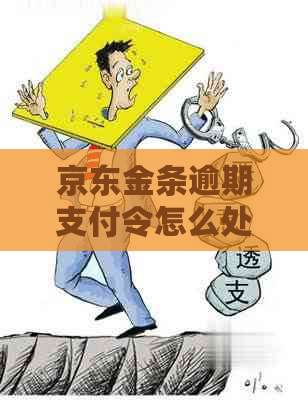 京东金条逾期支付令怎么处理