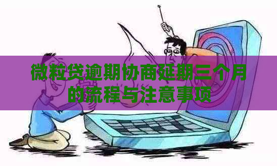 微粒贷逾期协商延期三个月的流程与注意事项