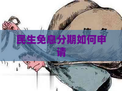 民生免息分期如何申请