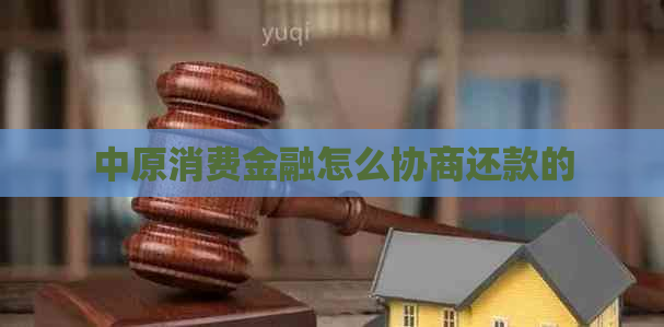 中原消费金融怎么协商还款的