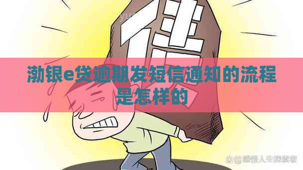 渤银e贷逾期发短信通知的流程是怎样的