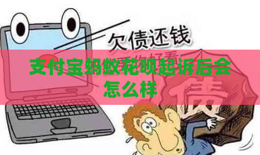 支付宝蚂蚁花呗起诉后会怎么样