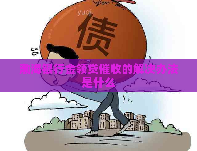 渤海银行金领贷的解决办法是什么