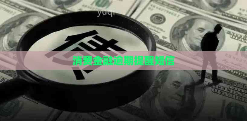 消费金融逾期提醒短信