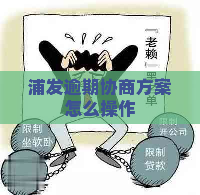 浦发逾期协商方案怎么操作