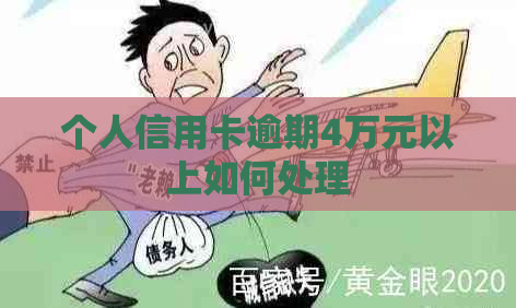 个人信用卡逾期4万元以上如何处理