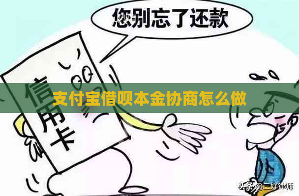 支付宝借呗本金协商怎么做