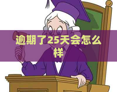 逾期了25天会怎么样