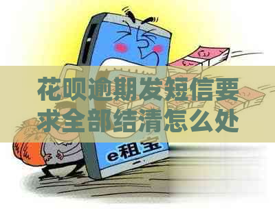 花呗逾期发短信要求全部结清怎么处理