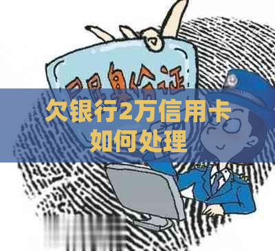 欠银行2万信用卡如何处理