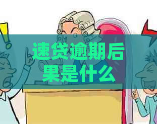 速贷逾期后果是什么