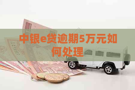 中银e贷逾期5万元如何处理