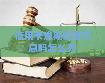 信用卡逾期还收罚息吗怎么办