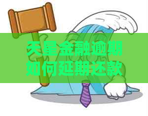 天星金融逾期如何延期还款手续需知