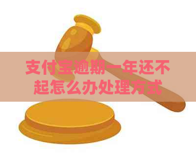 支付宝逾期一年还不起怎么办处理方式