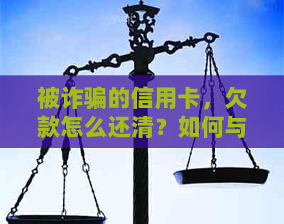 被诈骗的信用卡，欠款怎么还清？如何与银行协商解决？