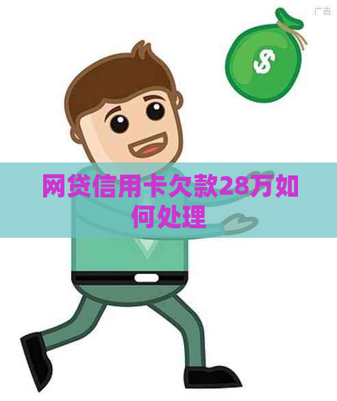 网贷信用卡欠款28万如何处理