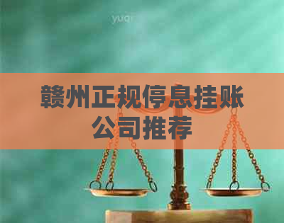 赣州正规停息挂账公司推荐