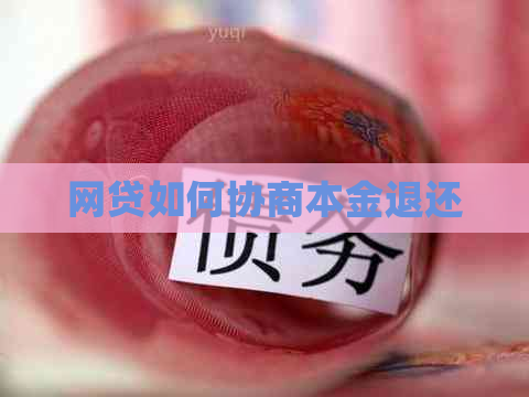 网贷如何协商本金退还