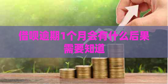 借呗逾期1个月会有什么后果需要知道