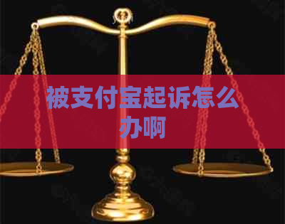 被支付宝起诉怎么办啊