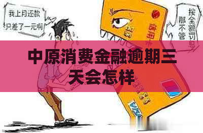 中原消费金融逾期三天会怎样