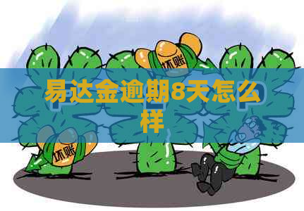 易达金逾期8天怎么样