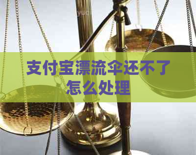 支付宝漂流伞还不了怎么处理