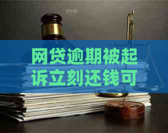 网贷逾期被起诉立刻还钱可以吗