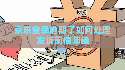 京东金条逾期了如何处理发诉前律师函