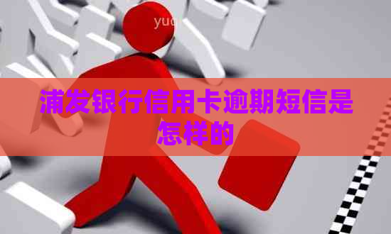 浦发银行信用卡逾期短信是怎样的