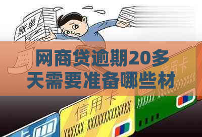 网商贷逾期20多天需要准备哪些材料